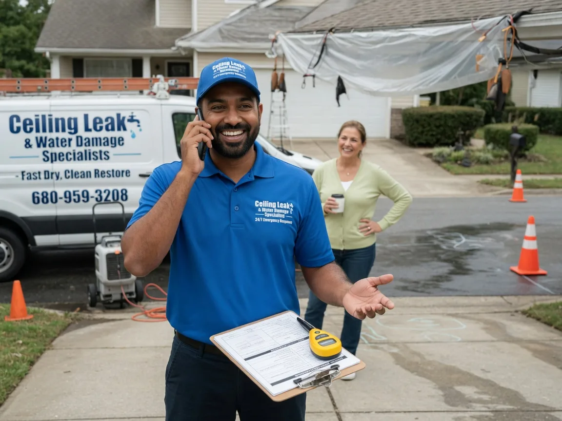 Ceiling Leak Cleanup Point Roberts, WA FAQs